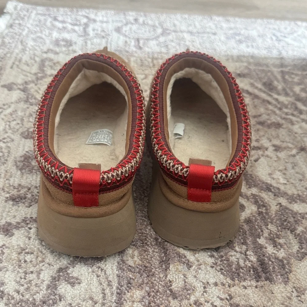 UGG TAZZ Brown Suede Slip-On Shoes - Picture 4 of 4